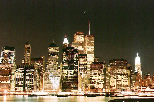 new york city at night. New York